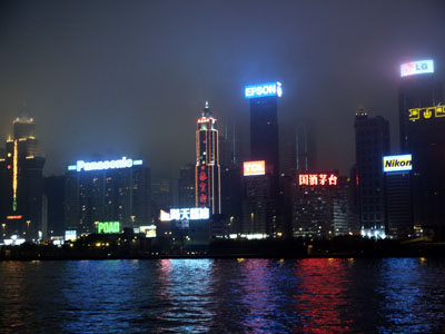 Hong Kong island at night.0138DHK